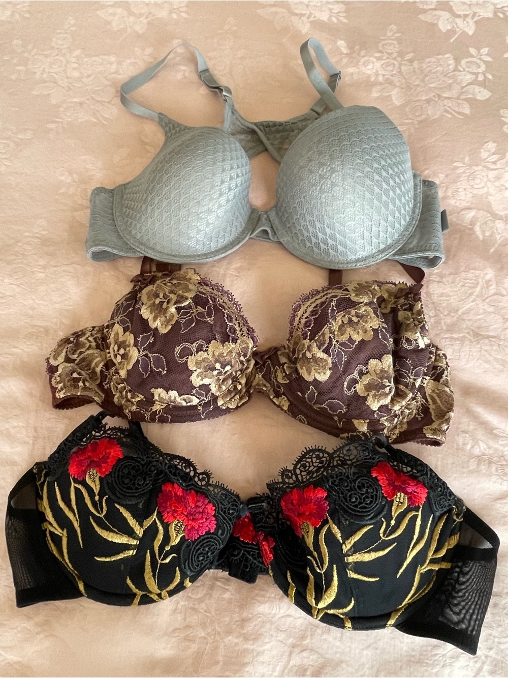 Women's Set of 3 Mixed Bras